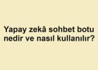 Yapay zekâ sohbet botu nedir ve nasıl kullanılır?