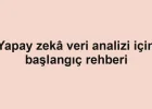 Yapay zekâ veri analizi için başlangıç rehberi